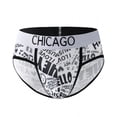 thumbnail image 3 of 3 PCS Men's Briefs Mens Underwear Bikini Underwear Breathable and Comfortable Mid Waist Panties Sexy Stretch Triangle Pants, 3 of 7