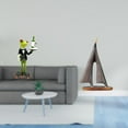 thumbnail image 2 of Estatua de rana camarero, escultura de , modelo de , figura de resina, adorno con diseño creativo, adecuada para la decoración de la estan, 2 of 8