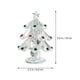 thumbnail image 3 of Decoración de árbol de Navidad de cristal, decoración de escritorio, adorno de árbol de Navidad navideño, 3 of 8