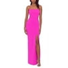XSCAPE Women's Cutout Slit Gown Pink Size 2