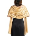thumbnail image 1 of Bridesmaid Wrap Solid Color Smooth Ladies Pure Color Anti-Sun Bride Shawl for Wedding, 1 of 10