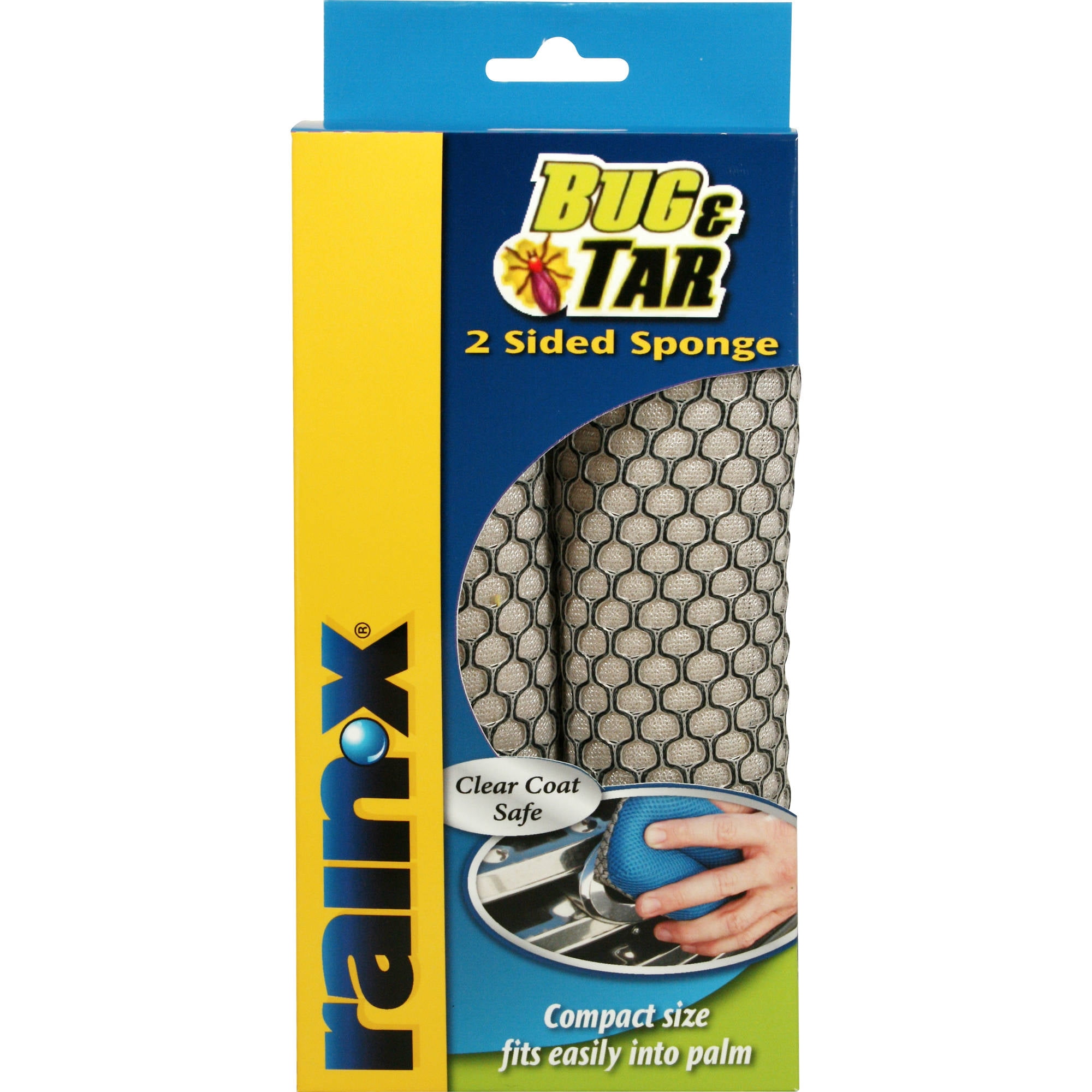 Rain-x Compact 2-Sided Automotive Bug Grime and Tar Sponge