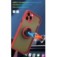 thumbnail image 4 of is Specially Designed for iPhone 12 Pro Max Anti-Fingerprint, Built-in 360° Rotating Ring Bracket Solid and Durable Magnetic car Phone case, Suitable for iPhone 12 Pro Max 6.7inches Women-Red, 4 of 6