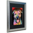 thumbnail image 2 of Trademark Fine Art "Best Dog" Canvas Art by Dean Russo, Black Matte, Silver Frame, 2 of 4