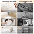 thumbnail image 4 of Bolsa de almacenamiento Easortm, edredón de gran capacidad, paquete de 2 unidades, color beige, 4 of 7