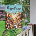 thumbnail image 3 of Cayyon Easter Flags 28 x 40 Double Sided, (Happy Easter House Flag) Easter Flag Banner with Bunny for Outside Vertical Holiday Yard Décor, 3 of 5