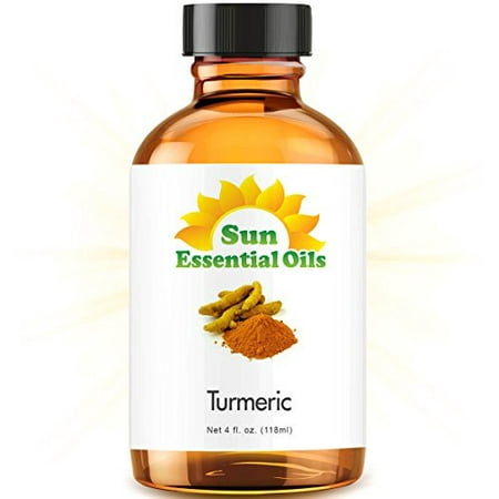 Turmeric (Large 4oz) Best Essential Oil (Best Food For Nerves Repair)