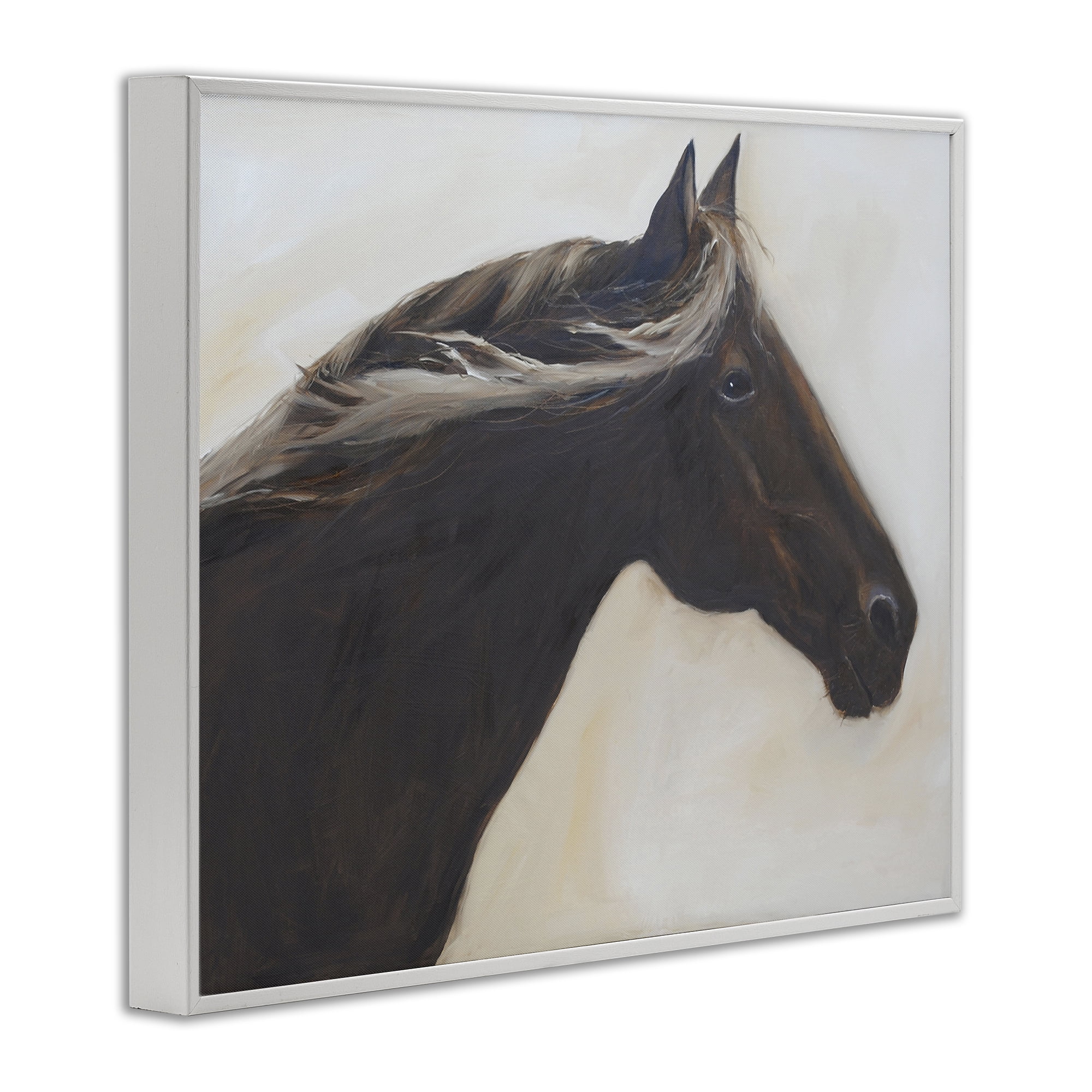 Stupell Industries The Mare In Profile White Framed Giclee Art, design by Jadei Graphics