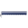 thumbnail image 4 of Awntech 24 Ft Maui Left Motorized Heavy Duty Patio Retractable Awning (288in x 9.25in x 120in), Navy, 4 of 6