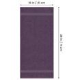 thumbnail image 2 of Toallas de mano Utopia Towels Premium, 100% algodón, 16 x 28 cm, color ciruela 6P, 2 of 8