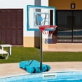 thumbnail image 2 of Costway Pool Basketball Hoop 3.8-4.4 FT Adjustable Poolside BasketballGoal System, 2 of 10