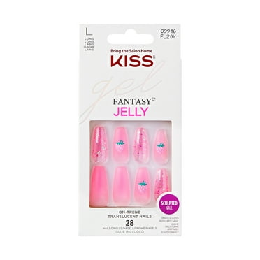 KISS Gel Fantasy Jelly Nails - Jelly Baby - Walmart.com
