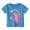 Blue, variant on Kiijoy Toddler Girls T Shirt Cute Cartoon Dinosaur Print Short Sleeve T-Shirt for Children
