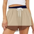 thumbnail image 1 of Aayomet Shorts pour Femmes Mode Décontractée avec Poches (Marron, TG), 1 of 3