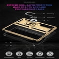 thumbnail image 6 of Jiahe Cover For Samsung Galaxy Z Fold4,Magnetic Armor Shockproof Metal Rotating Ring Stand Hard PC Case Cover,Gold, 6 of 7