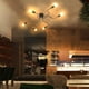 thumbnail image 2 of Lámpara de metal industrial Lámpara retro 6 Lámpara Colgante vintage Iluminación DIY E27 Negro para sala de estar Cocina Pasillo Loft Comedor Bar Café (sin bombilla) Adepaton GX-023, 2 of 6