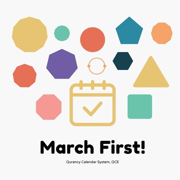 March First, Quarancy Calendar System, (Paperback)