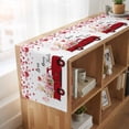 thumbnail image 6 of Table Runners 70 Inches Long Dress Scarves, Valentine's Day Farmhouse Coffee/Dining/Kitchen Table Decor, Holiday Table Runner, Pink Love Heart Truck Floral Romantic 13x70 Inch, 6 of 9