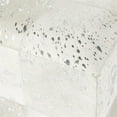 thumbnail image 6 of Butler Specialty Victorian White Hair On Hide With Silver Spots Ottoman, 6 of 7