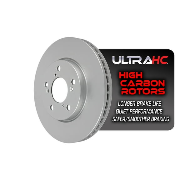 UltraHC Coated High Carbon Brake Rotor, Front UR001477, Honda Odyssey 2010-2005