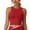 Red, variant on Contrast‑Color Performance Yoga Tank With Racerback Back Detail Moisture‑Wicking Breathable Fabric Shock‑Absorbing Supportive Fit For Studio Pilates Running Workout And Activewear, Tank Top