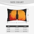 thumbnail image 3 of Plush Throw Pillow Covers, Retro Space Rocket Launch Pillow Cases with Invisible Zipper, Breathable Microfiber Pillow Cases Standard Size for Sleeping Bedroom Sofa Living Room 16x24, 3 of 5