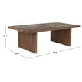 thumbnail image 4 of SAFAVIEH Senjo Rouge Coastal Mango Wood Coffee Table, Brown, 4 of 6