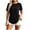 Black, variant on Womens Workout Tops Short Sleeve Yoga Tees Gym Athletic T-Shirts Running Shirts Summer Causal Tunic Tops for Ladies