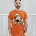 thumbnail image 3 of Tee Hunt Bald Eagle Dreamcatcher T-shirt Indigenous Native American Heritage Men's Tee, Orange, Medium, 3 of 5