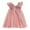 Pink, variant on Toddler Girls Dresses Fly Sleeve Butterfly Tulle Lace Dance Party Princess Dresses Clothes for Girls Size 6-7T