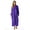 Purple, variant on Just Love Plush Zipper Lounger Robe (Coral, Large)
