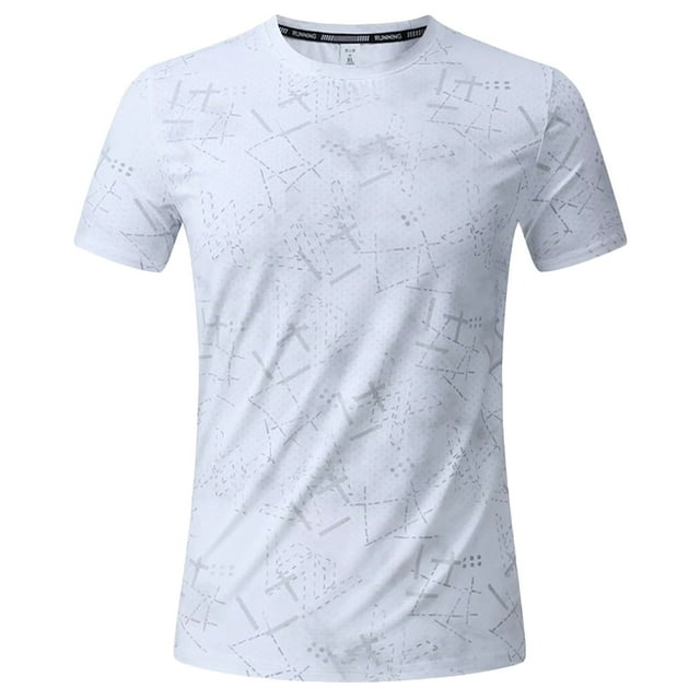 Tops para hombre, blusas y camisas de cuello redondo y manga corta para hombre Tops de cuello redondo y manga corta para hombre Ropa casual de moda europea Blusas para correr y entrenar Camisas Blusa
