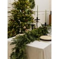 thumbnail image 5 of 9ft Handmade Christmas Garland,Cedar Artificial Greenery Cypress Pine Needles Seasonal Garland for Christmas Fireplace Winter Holiday Indoor Outdoor Decoration, 5 of 15