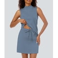 thumbnail image 4 of Set de falda de tenis Casly Lamiit para mujer Summer Blue Grey, 4 of 7