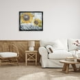 thumbnail image 2 of Stupell Industries You Are My Sunshine Quote Distressed Sunflower Design Jet Black Framed Floating Canvas Wall Art, 24x30, by Gigi Louise, 2 of 5