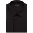 thumbnail image 7 of Marquis Men's Solid French Cuff Dress Shirt Cufflinks Included 19.5" Neck 36/37 Sleeve, Silver, 7 of 7