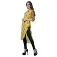 thumbnail image 4 of Moomaya Tunique en Coton à Manches Retroussables pour Femmes Kurti Imprimé Longueur Genou Kurta d'Été, 4 of 6