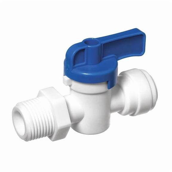 Usa Industrials Manual 2-Way Ball Valve,PushxNPT,Acetal ZUSA-VLV-79