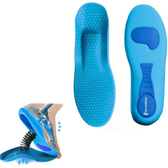 Orthopedic Insoles for Women and Men, Breathable and Cushioning Orthopedic Insoles for Breathability