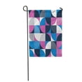 thumbnail image 1 of JSDART Blue Abstract Graphic Circles Colorful Color Creative Garden Flag Decorative Flag House Banner 12x18 inch, 1 of 1