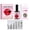 white, variant on 10Pcs DIY Tooth Gem Kit 1.5mm-3.8mm Dental Tooth Crystal Set with Curing Light and Glue Jewelry Removable Tooth Ornaments for Girls Women