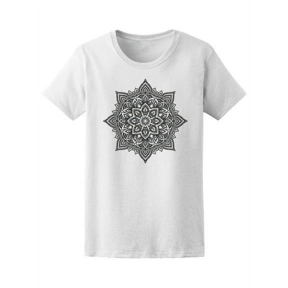 Beautiful Flower Paisley Mandala Tee Women's -Image by Shutterstock