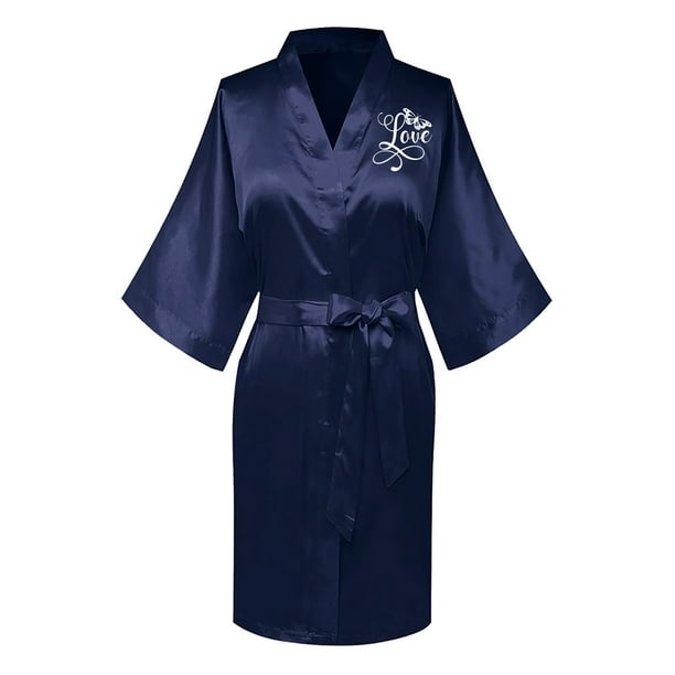 Plus size shop silk dressing gown