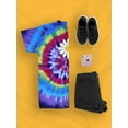 thumbnail image 3 of Be Kind Daisy Tie Dye Spiral Women -Image by Shutterstock, Female Large, 3 of 4