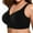 Black, variant on Womens Seamless Bra Supportive Bra Stretchy Bra Soft Comfortable Bras Workout Bra No Underwire Bras Breathable Bras Sports Bras Lifting Bras Lightweight Bras Everyday Bra Gold