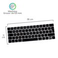 thumbnail image 4 of Cubreteclado Lenfech Español para Macbook Pro macbook Air 13 15 17 19 negro, 4 of 4