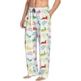 thumbnail image 2 of Xecao Happy Easter Rabbit Men's Straight Lounge Pajama Pants: The Ultimate in Comfortable Sleepwear, 2 of 9