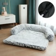 thumbnail image 1 of LSLJS Comfortable Plush Kennel Dogs Pet Litter Deep Sleep PV Cat Litter Sleeping Bed, 1 of 2