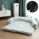 thumbnail image 1 of Fiudx Cama para Arena de Mascotas, Cojín Suave y de Apoyo, Forma Redonda para Acurrucarse, Diseño Autocalentable, Cómoda para Cachorros y Perros, Base Resistente E Impermeable, Tamaño 90 X 80 Cm, 1 of 2