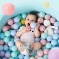 thumbnail image 1 of 5.5cm Children Ocean Ball Eco-Friendly PVC Macaron Colorful Baby Party Swimming Pool Water Ball Tent Sea Wave Ball Toys heqiyong LED, 1 of 2